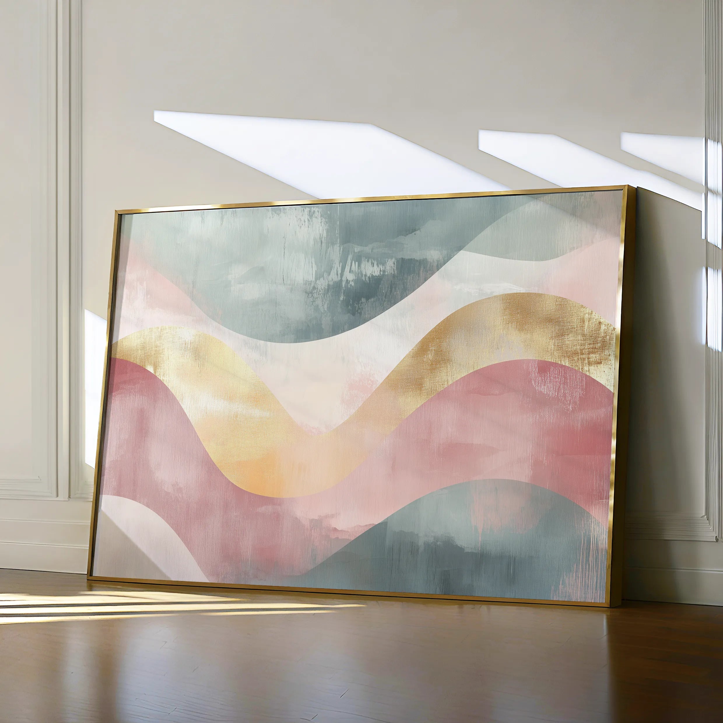 Boho 096 Canvas Art 18" x 24" / 45 x 60 cm / Black