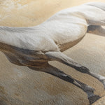 Horses 096 Canvas Art 18" x 24" / 45 x 60 cm / Black