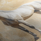 Horses 096 Canvas Art 18" x 24" / 45 x 60 cm / Black