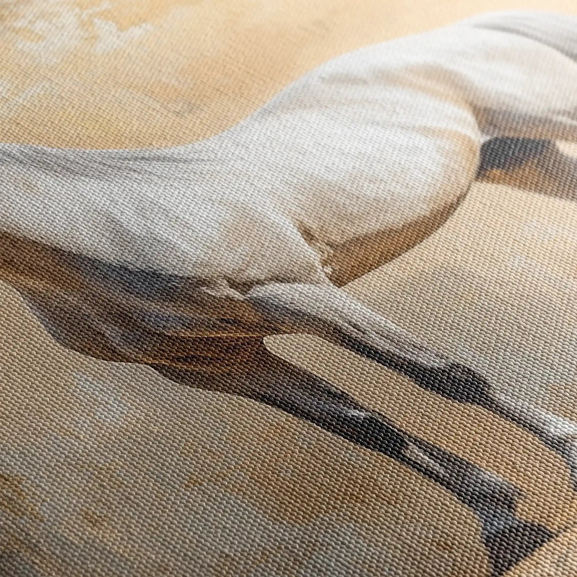Horses 096 Canvas Art 60 x 40 cm / Black