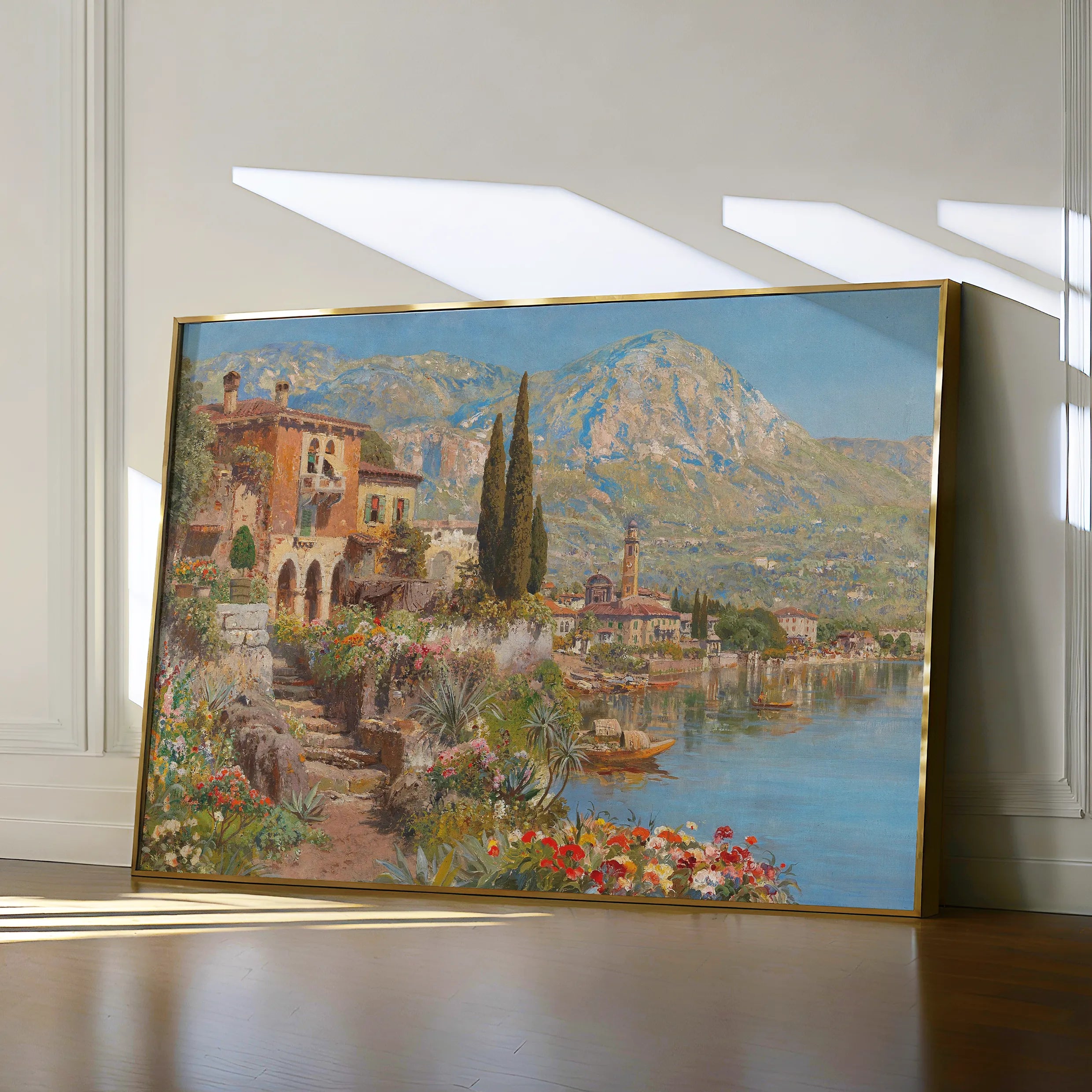 Landscape 096 Canvas Art 18" x 24" / 45 x 60 cm / Black