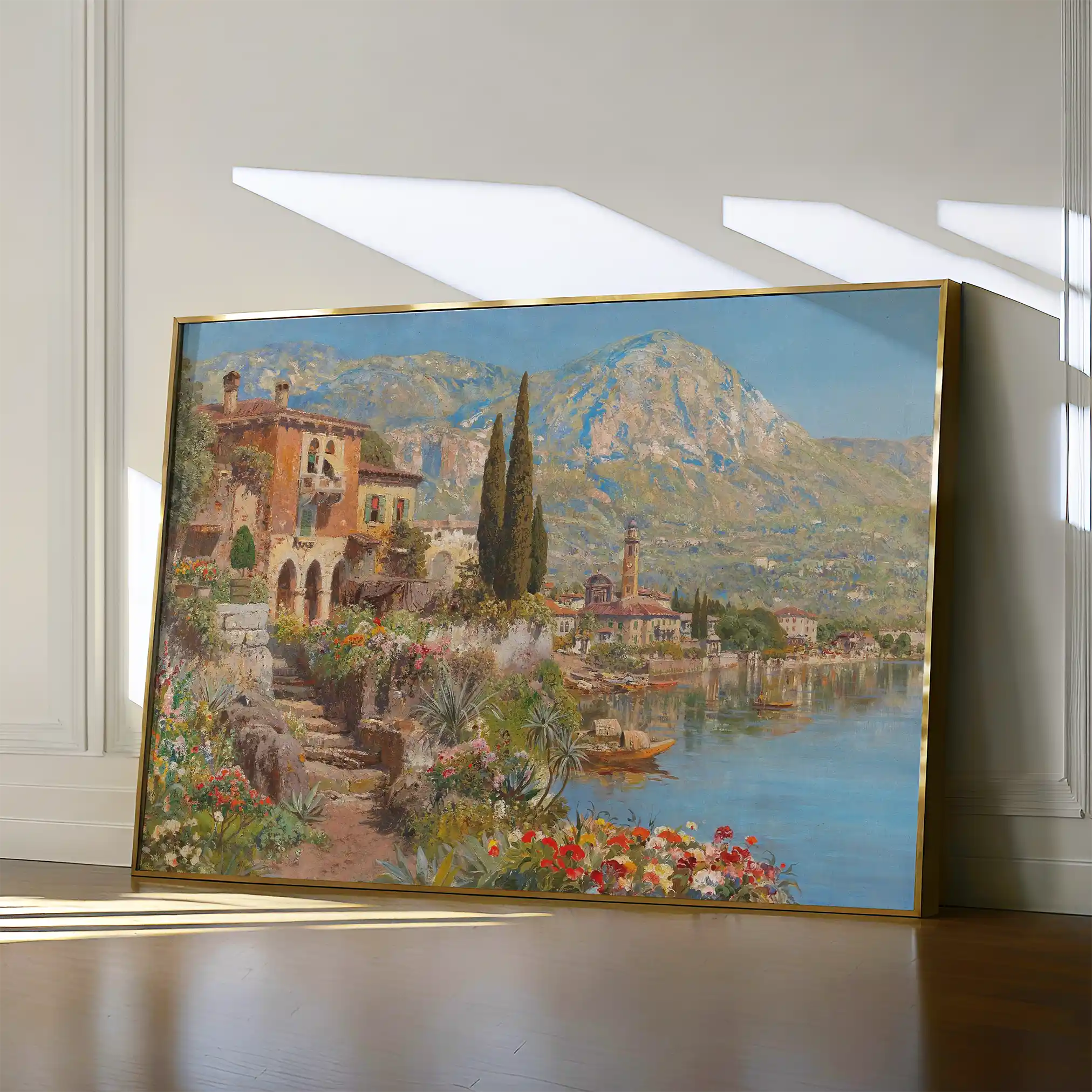 Landscape 096 Canvas Art 60 x 40 cm / Black