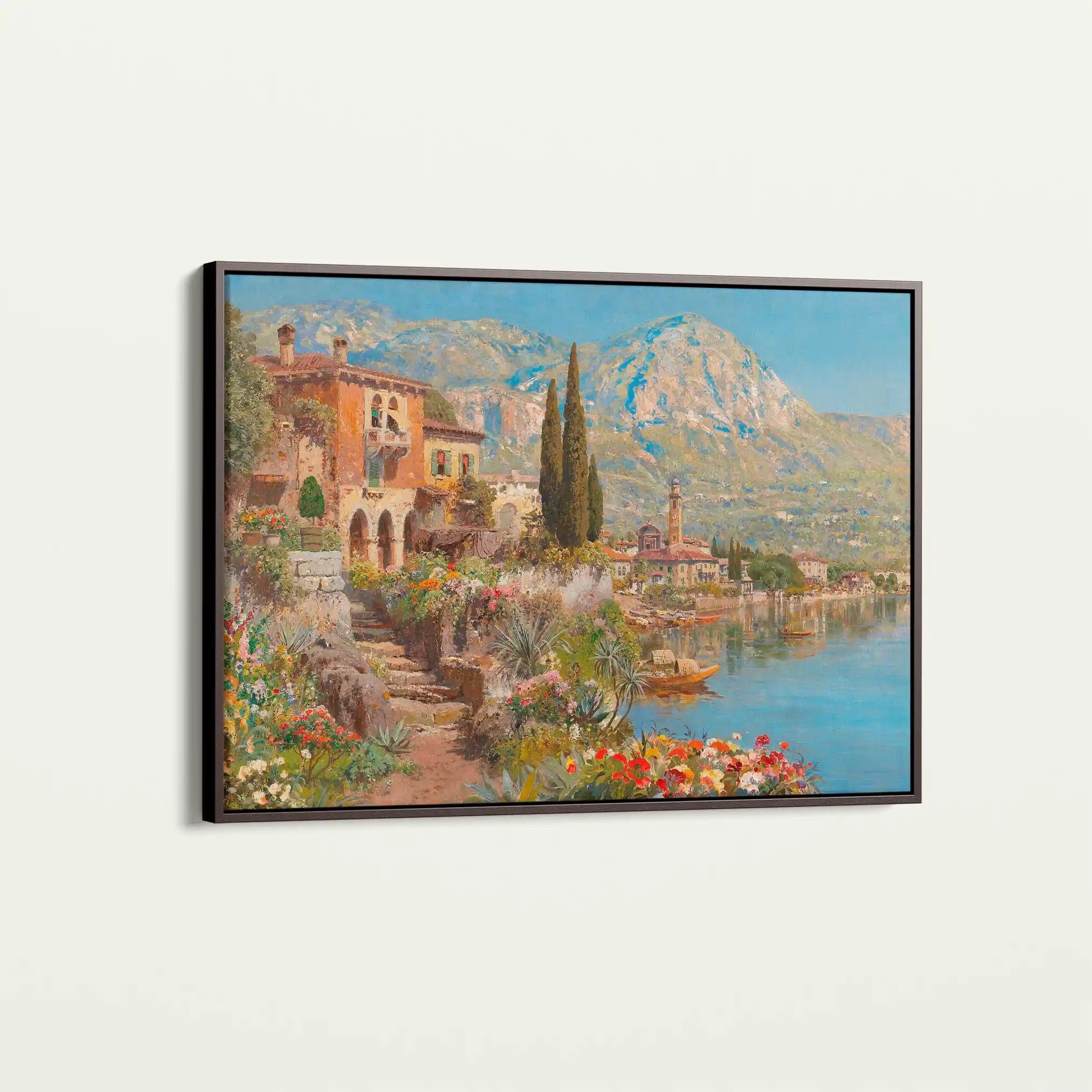Landscape 096 Canvas Art 60 x 40 cm / Black