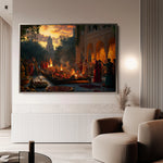 Orientalist 096 Canvas Art 18" x 24" / 45 x 60 cm / Black