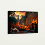 Orientalist 096 Canvas Art 18" x 24" / 45 x 60 cm / Black