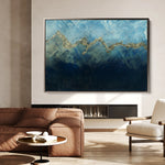 Abstract 097 Canvas Art 18" x 24" / 45 x 60 cm / Black