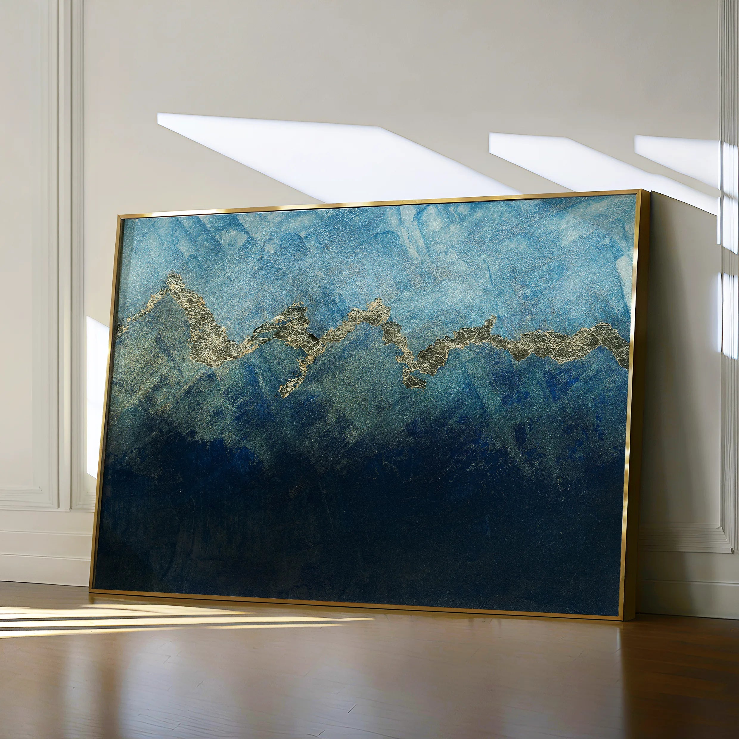Abstract 097 Canvas Art 18" x 24" / 45 x 60 cm / Black