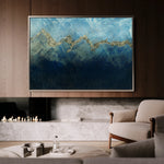 Abstract 097 Canvas Art 18" x 24" / 45 x 60 cm / Black