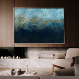 Abstract 097 Canvas Art 18" x 24" / 45 x 60 cm / Black