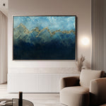 Abstract 097 Canvas Art 18" x 24" / 45 x 60 cm / Black