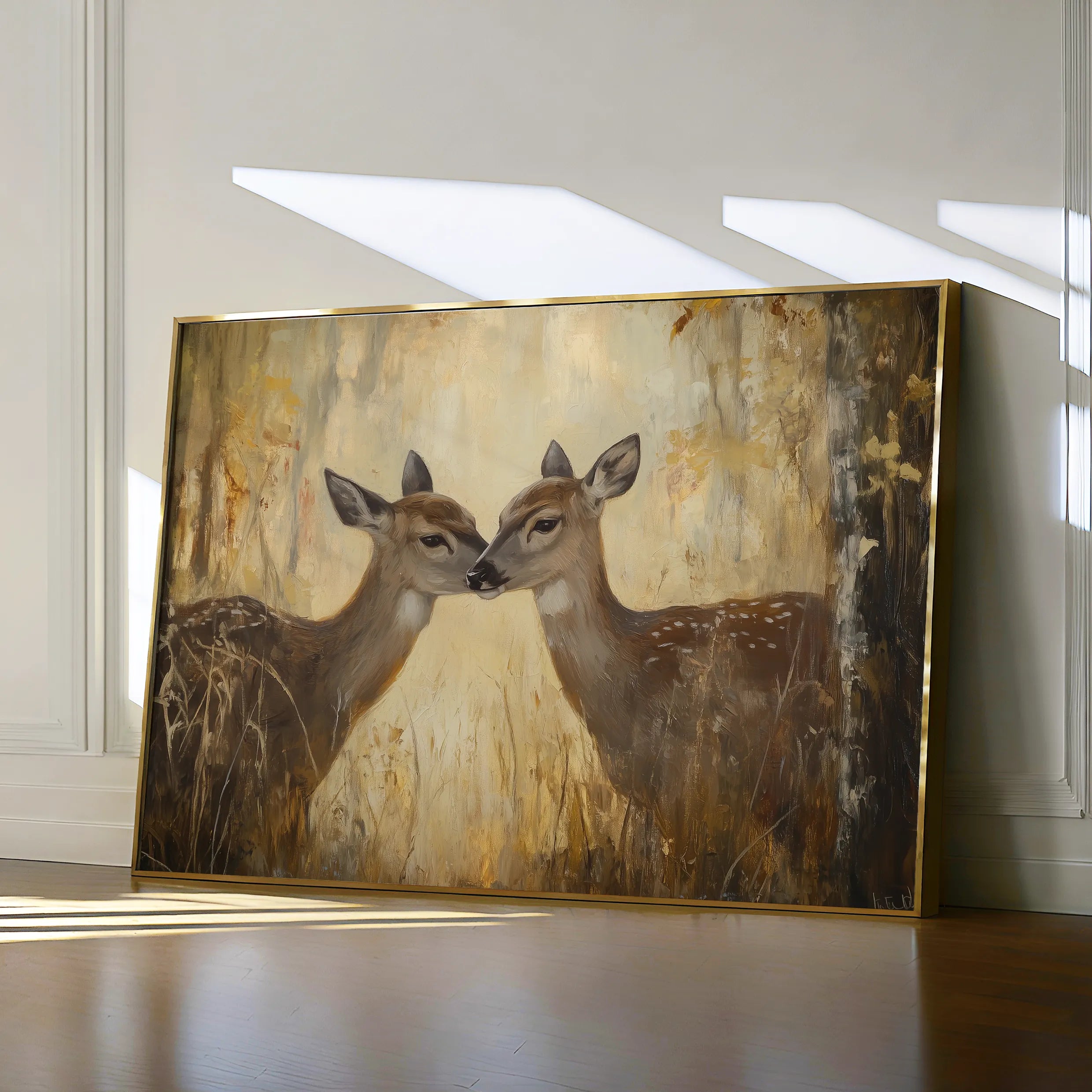 Animals 097 Canvas Art 18" x 24" / 45 x 60 cm / Black