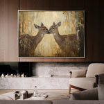 Animals 097 Canvas Art 18" x 24" / 45 x 60 cm / Black