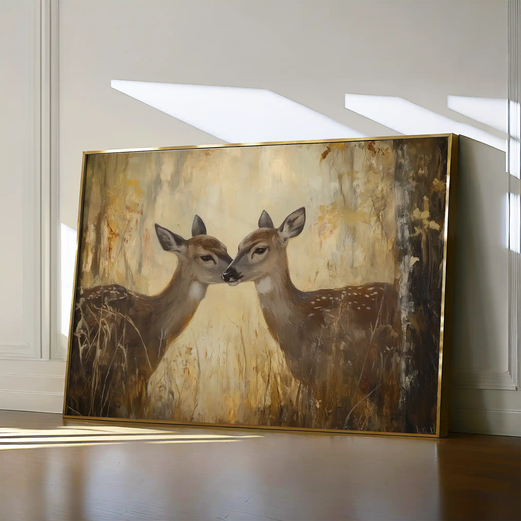 Animals 097 Canvas Art 60 x 40 cm / Black