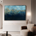 Abstract 097 Canvas Art 60 x 40 cm / Black