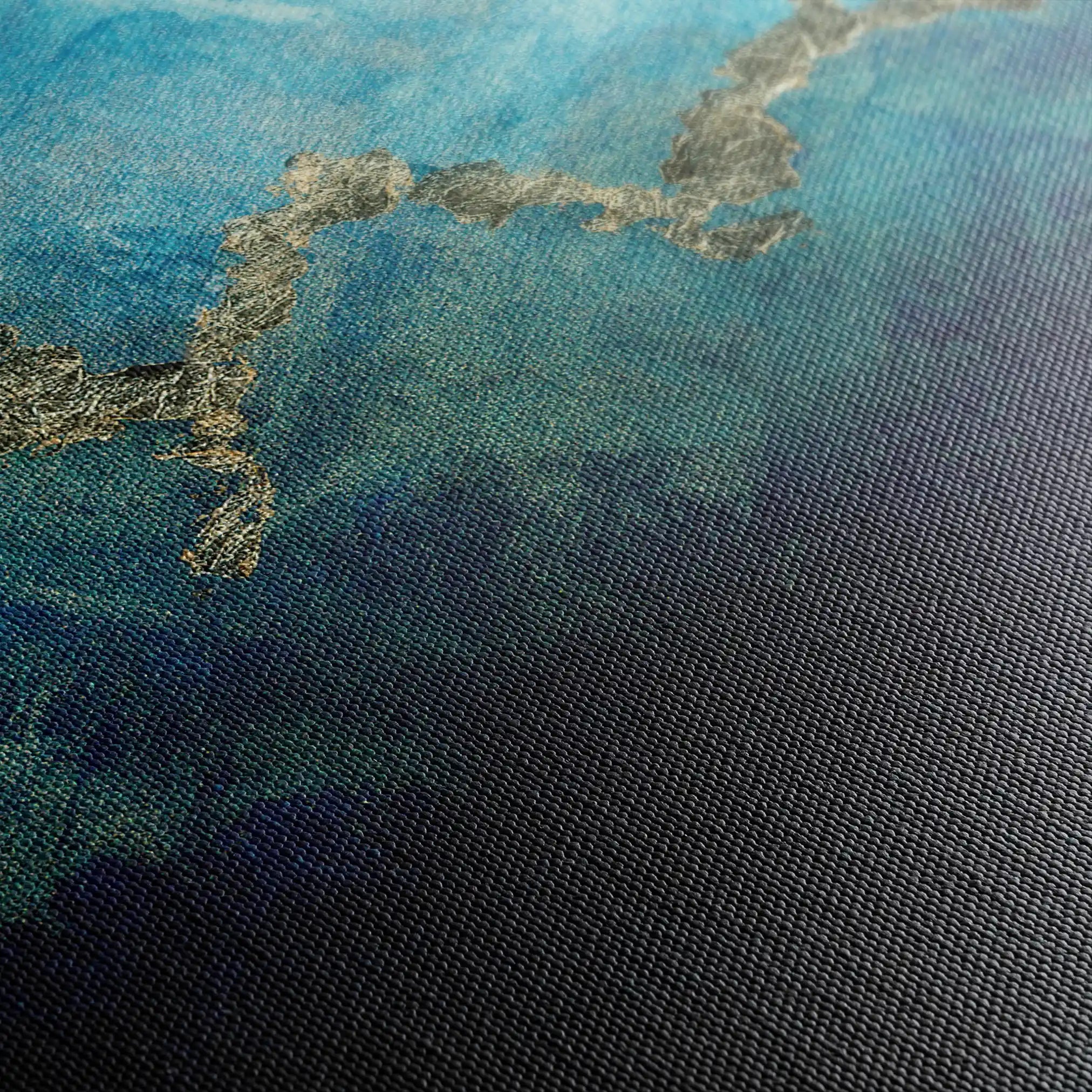 Abstract 097 Canvas Art 60 x 40 cm / Black