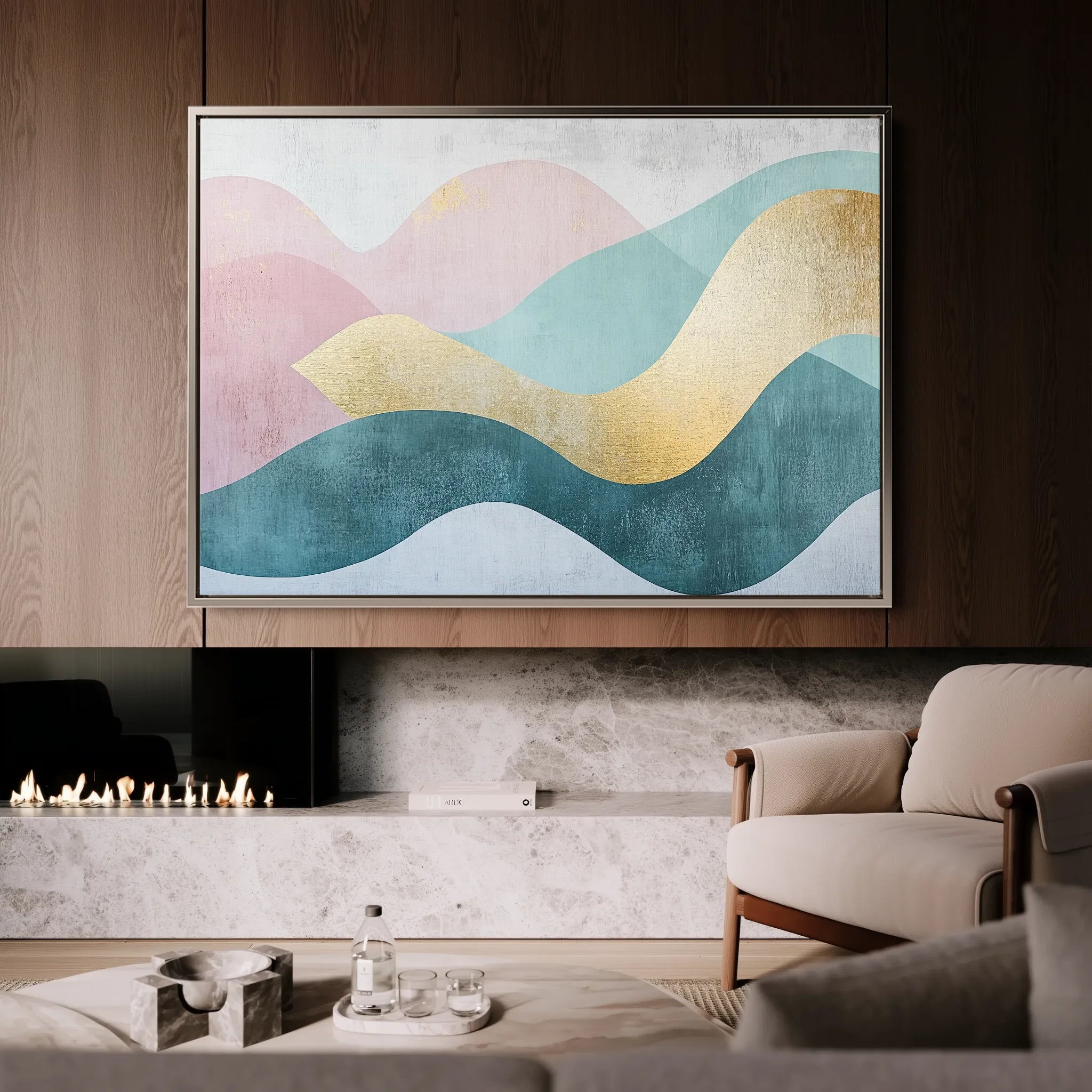 Boho 097 Canvas Art 18" x 24" / 45 x 60 cm / Black
