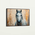 Horses 097 Canvas Art 60 x 40 cm / Black