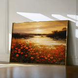 Landscape 097 Canvas Art 18" x 24" / 45 x 60 cm / Black