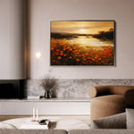 Landscape 097 Canvas Art 18" x 24" / 45 x 60 cm / Black