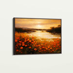 Landscape 097 Canvas Art 18" x 24" / 45 x 60 cm / Black