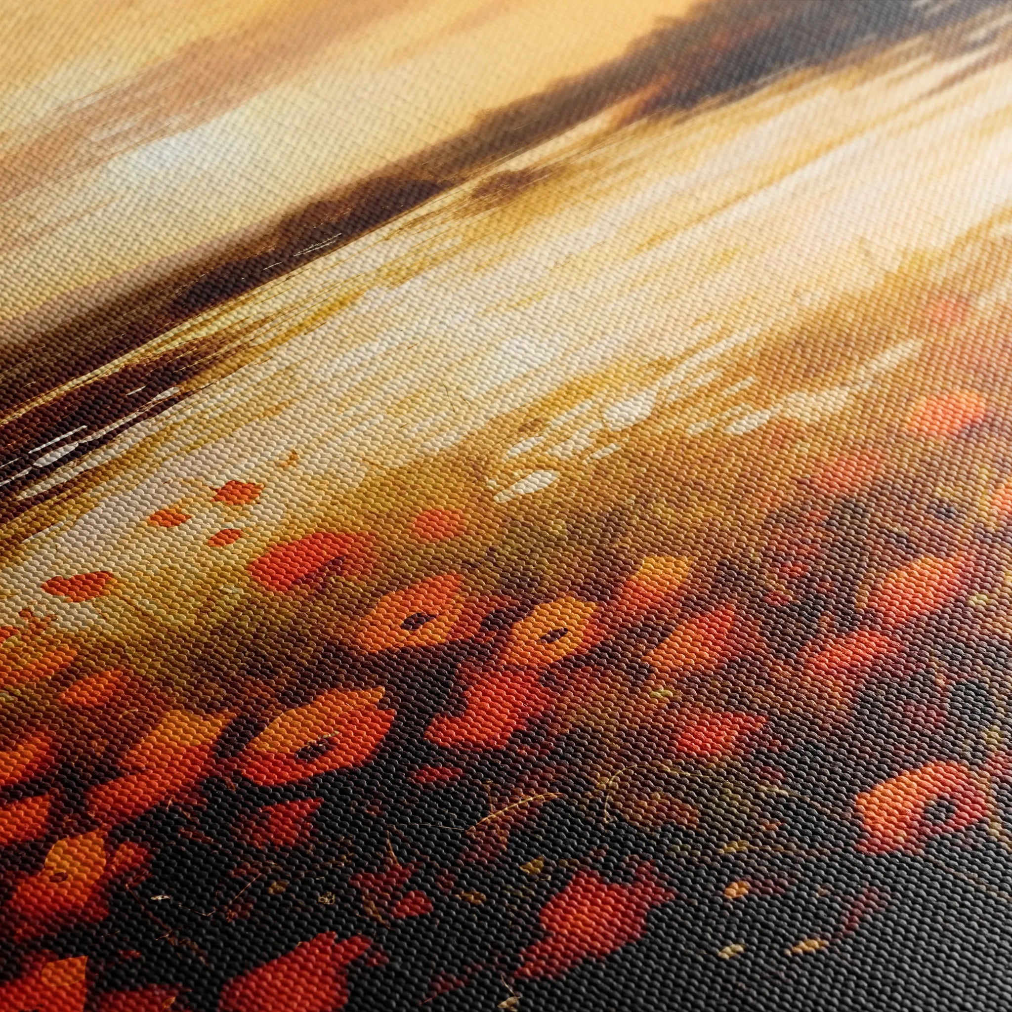 Landscape 097 Canvas Art 18" x 24" / 45 x 60 cm / Black