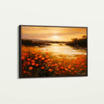 Landscape 097 Canvas Art 60 x 40 cm / Black