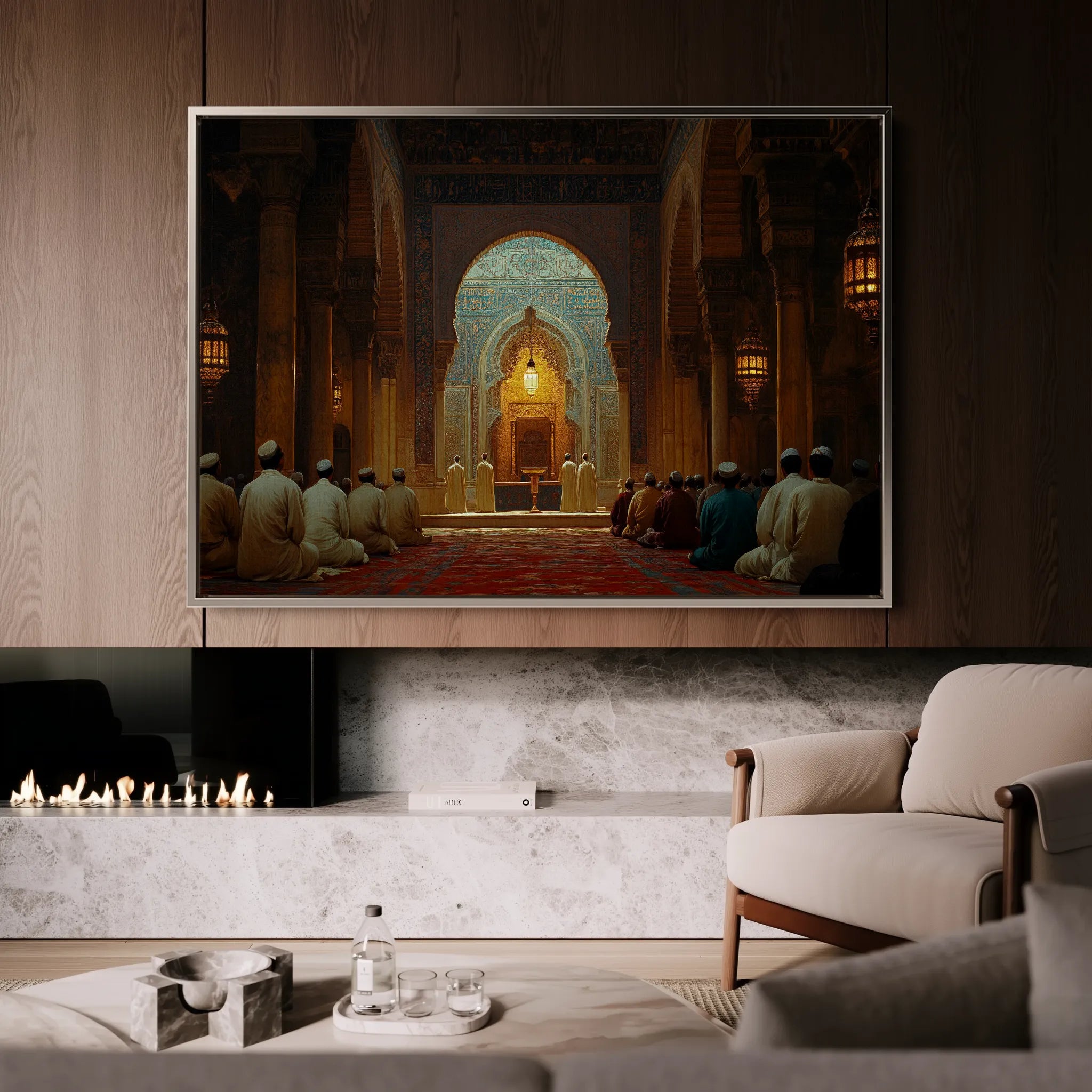Orientalist 097 Canvas Art 18" x 24" / 45 x 60 cm / Black