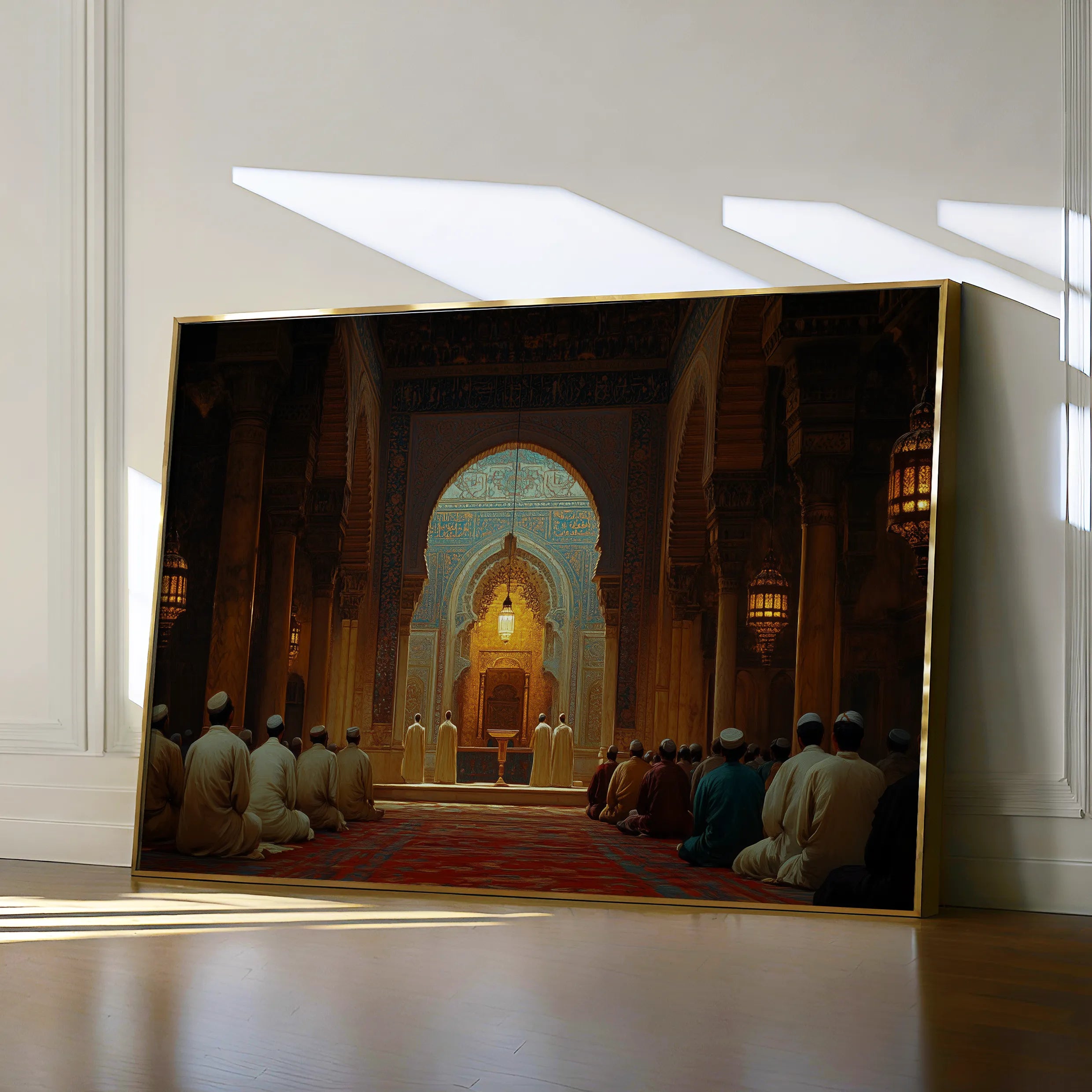 Orientalist 097 Canvas Art 18" x 24" / 45 x 60 cm / Black