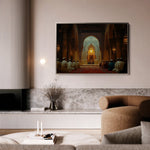 Orientalist 097 Canvas Art 18" x 24" / 45 x 60 cm / Black