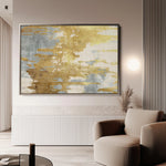 Abstract 098 Canvas Art 18" x 24" / 45 x 60 cm / Black