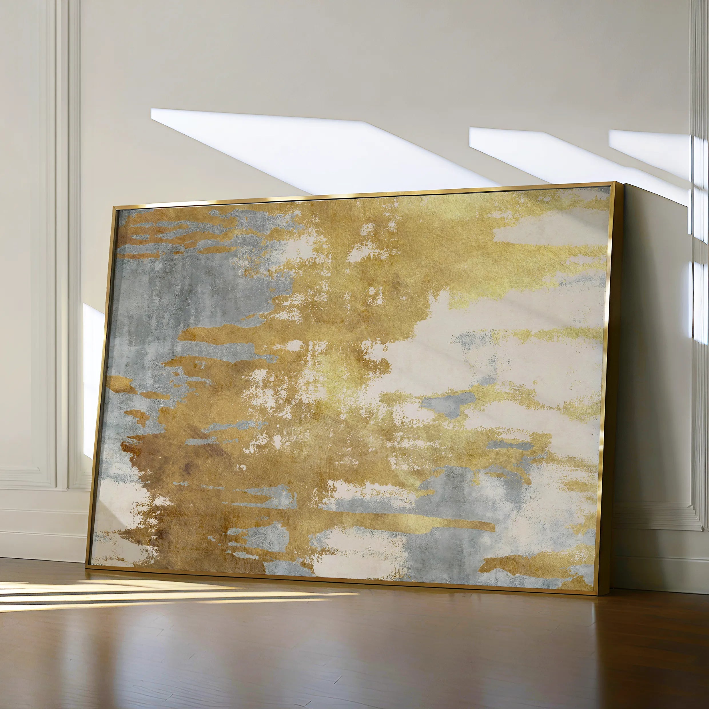 Abstract 098 Canvas Art 18" x 24" / 45 x 60 cm / Black