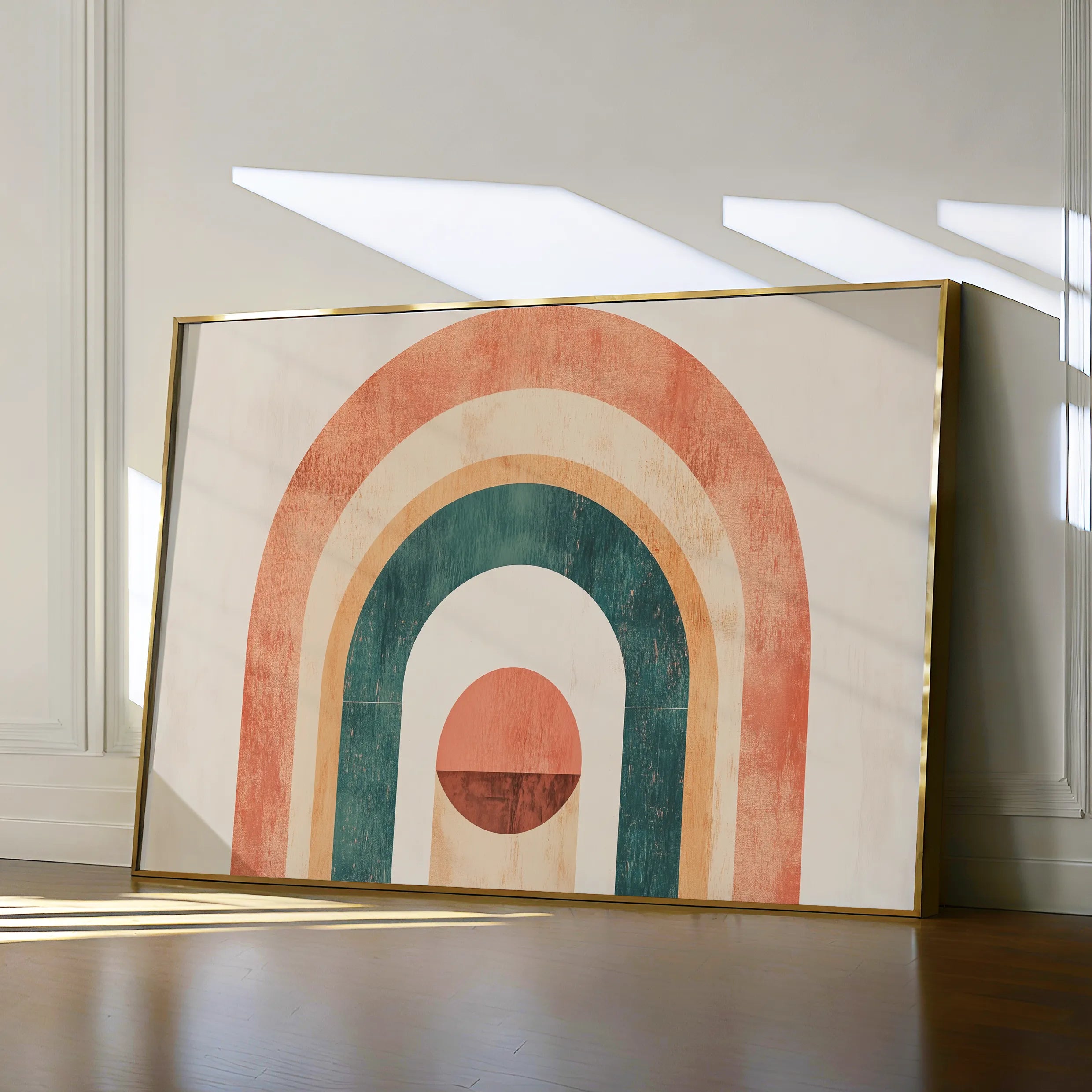 Boho 098 Canvas Art 18" x 24" / 45 x 60 cm / Black