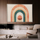 Boho 098 Canvas Art 18" x 24" / 45 x 60 cm / Black