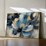 Floral 098 Canvas Art 18" x 24" / 45 x 60 cm / Black