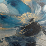 Floral 098 Canvas Art 18" x 24" / 45 x 60 cm / Black