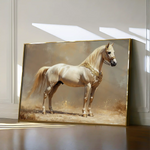 Horses 098 Canvas Art 60 x 40 cm / Black