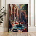 Orientalist 098 Canvas Art 18" x 24" / 45 x 60 cm / Black