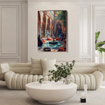 Orientalist 098 Canvas Art 18" x 24" / 45 x 60 cm / Black