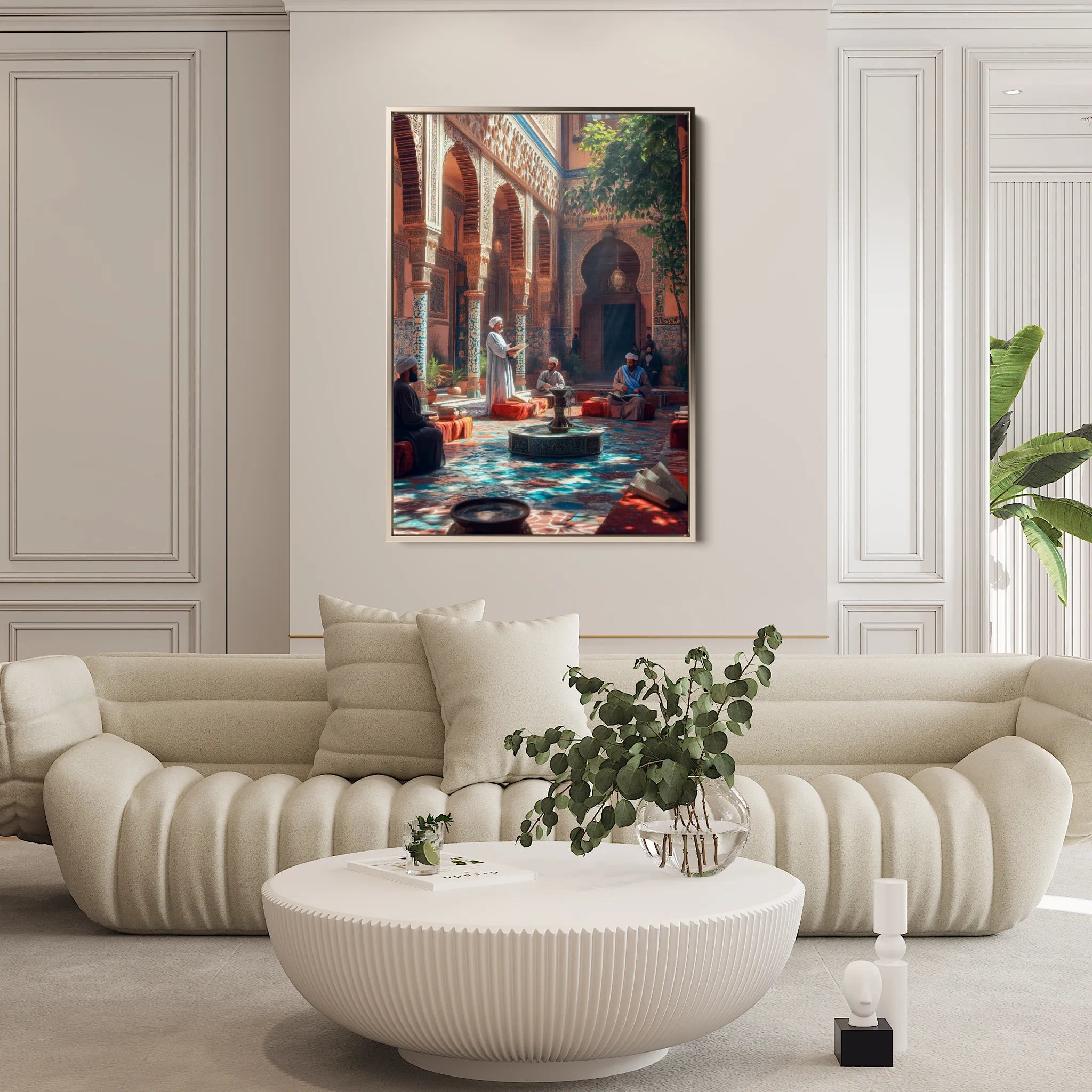 Orientalist 098 Canvas Art 18" x 24" / 45 x 60 cm / Black
