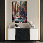 Orientalist 098 Canvas Art 18" x 24" / 45 x 60 cm / Black