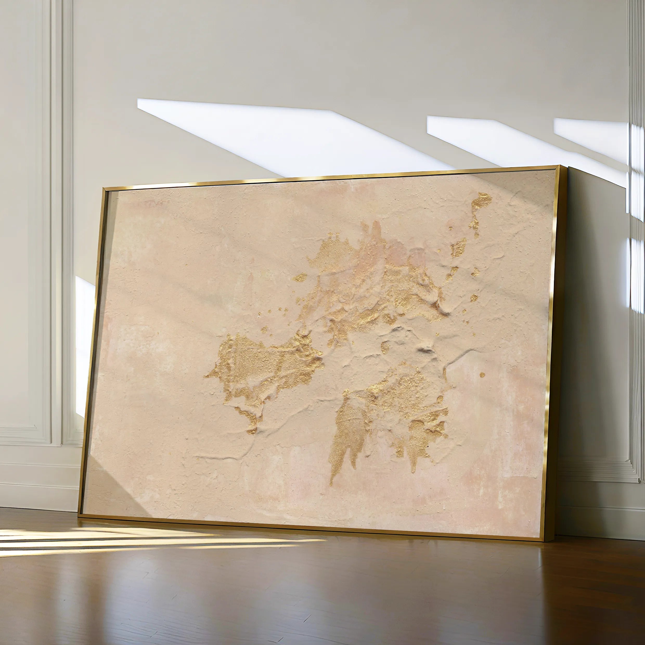 Abstract 099 Canvas Art 18" x 24" / 45 x 60 cm / Black