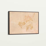 Abstract 099 Canvas Art 18" x 24" / 45 x 60 cm / Black