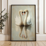 Animals 099 Canvas Art 18" x 24" / 45 x 60 cm / Black