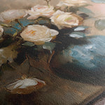 Floral 099 Canvas Art 18" x 24" / 45 x 60 cm / Black