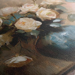 Floral 099 Canvas Art 60 x 40 cm / Black