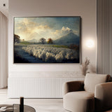 Landscape 099 Canvas Art 18" x 24" / 45 x 60 cm / Black