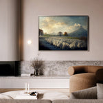 Landscape 099 Canvas Art 18" x 24" / 45 x 60 cm / Black
