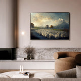 Landscape 099 Canvas Art 18" x 24" / 45 x 60 cm / Black