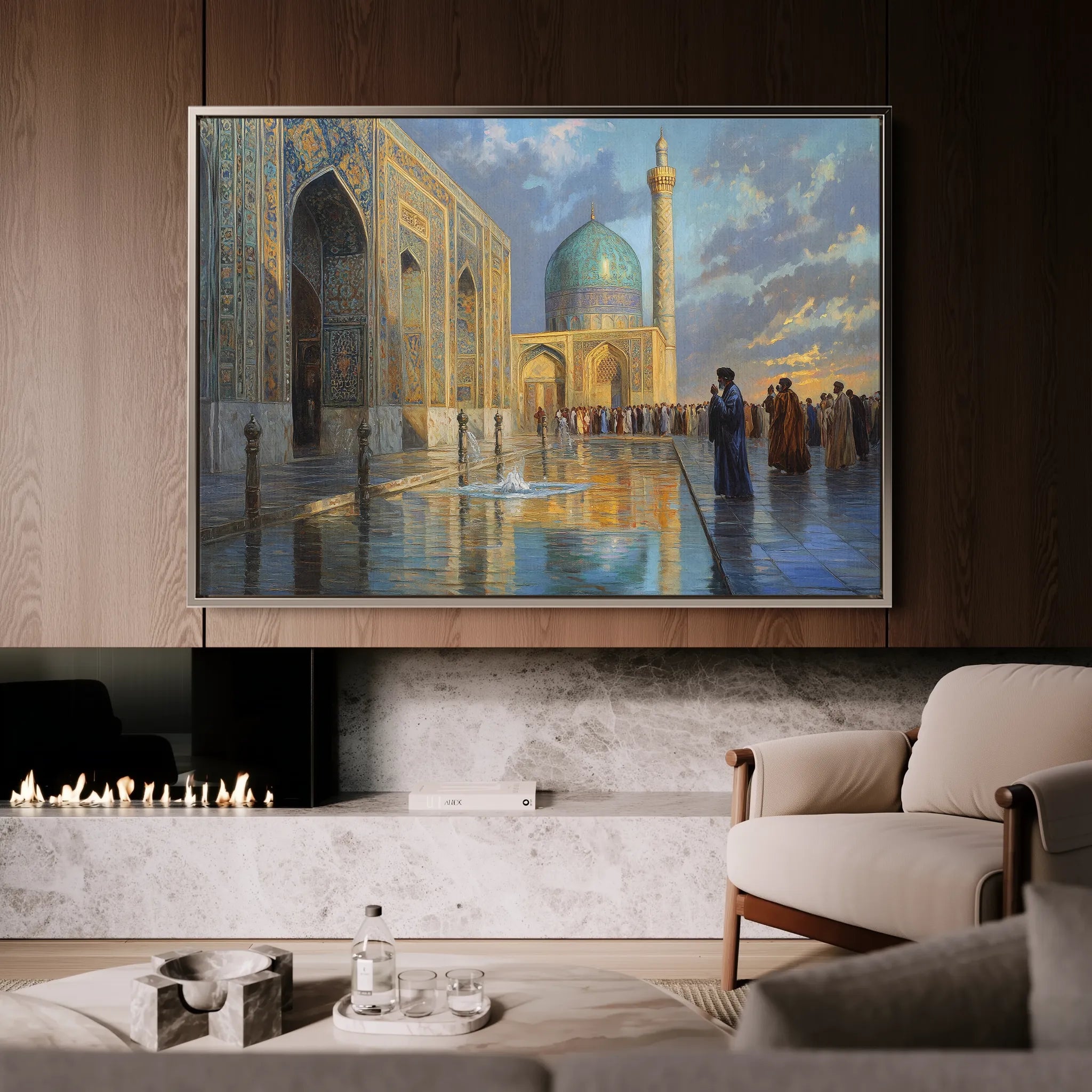 Orientalist 099 Canvas Art 18" x 24" / 45 x 60 cm / Black