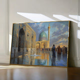 Orientalist 099 Canvas Art 18" x 24" / 45 x 60 cm / Black